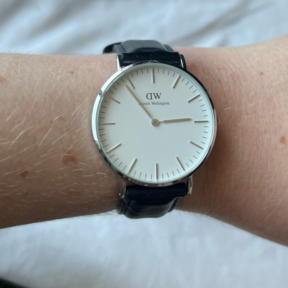 Daniel Wellington Black and White Modern Watch